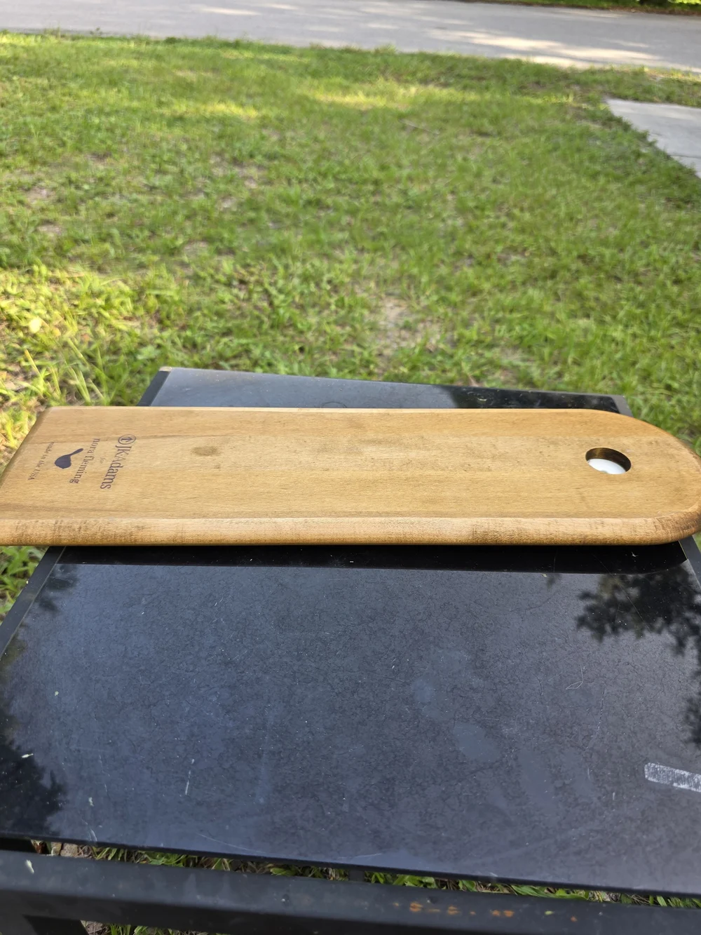 Nora Fleming JK Adams Wooden Cheese/Serving Board in Natural Brown